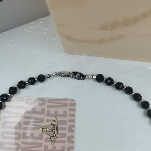 Vivienne Westwood Black Mini Bas Relief Choker - Picture 4 of 10